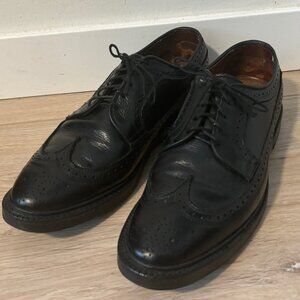 $650 Allen Edmonds for Brooks Brothers Black Longwing Derby Shoes -9.5
